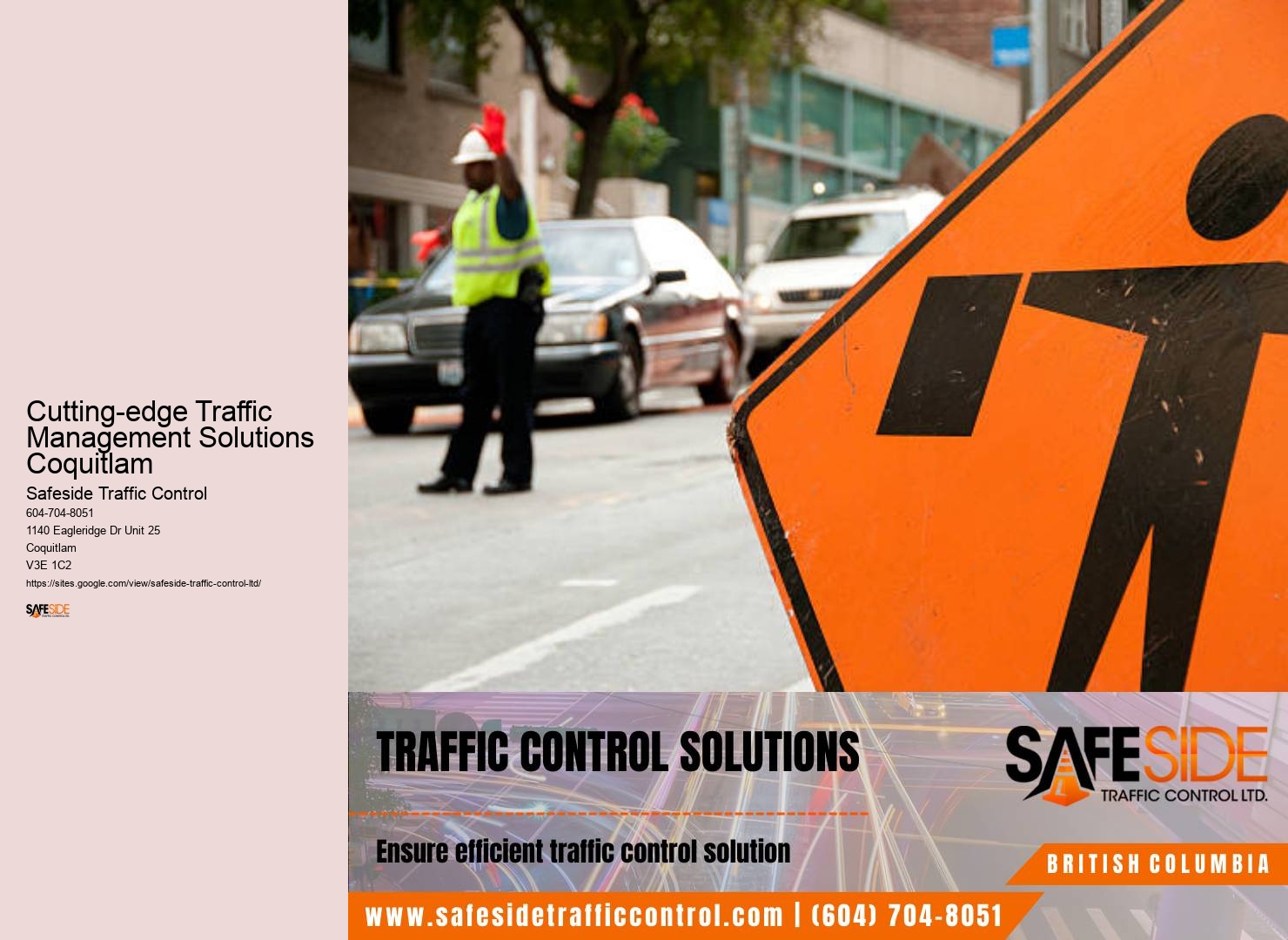 Effective Temporary Traffic Control Solutions Provider in Cutting-edge Traffic Management Solutions Coquitlam