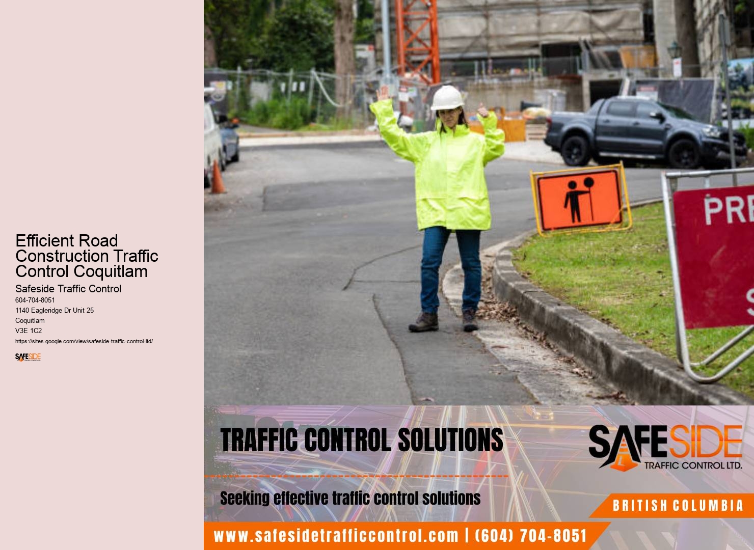 Best traffic control company in Efficient Road Construction Traffic Control Coquitlam