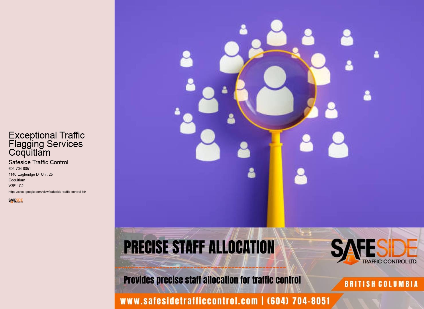 Professional Traffic Control Services Provider in Exceptional Traffic Flagging Services Coquitlam