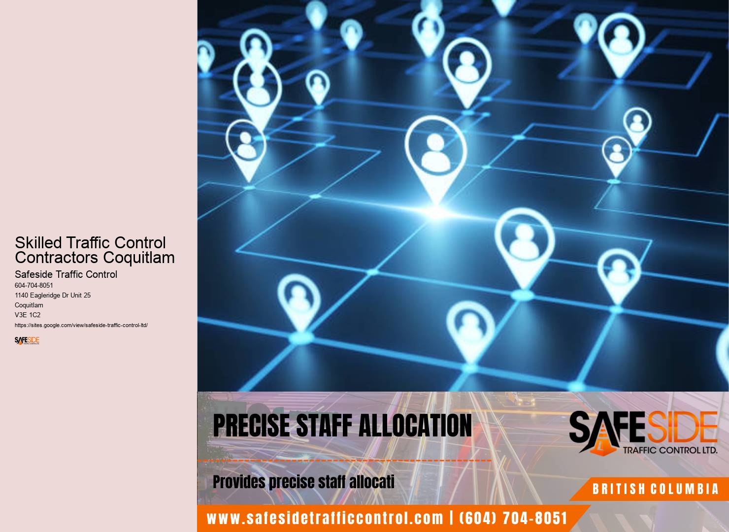 Innovative Pedestrian Traffic Control Skilled Traffic Control Contractors Coquitlam