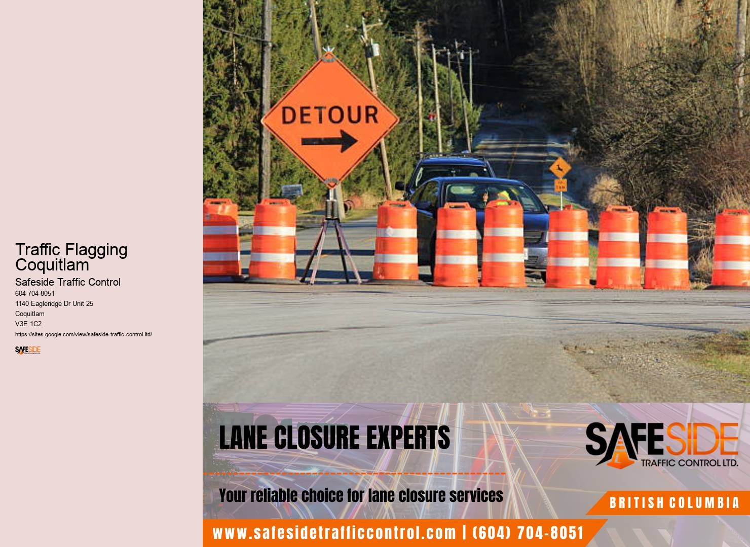 Traffic control planning Traffic Flagging Coquitlam