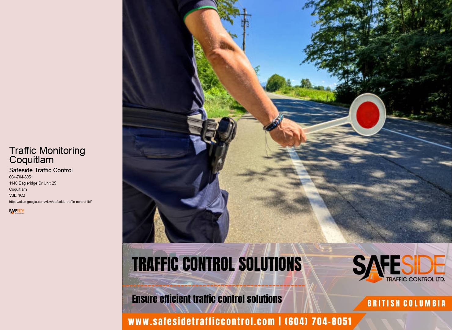 Efficient Pedestrian Traffic Control Traffic Monitoring Coquitlam