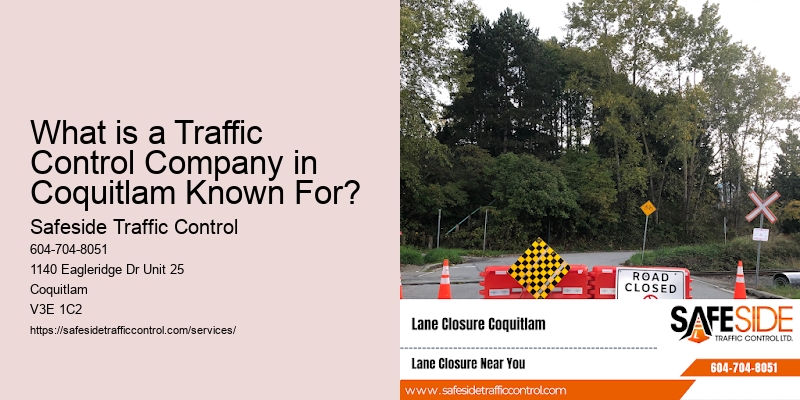 What is a Traffic Control Company in Coquitlam Known For?