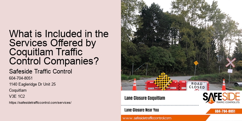 What is Included in the Services Offered by Coquitlam Traffic Control Companies?