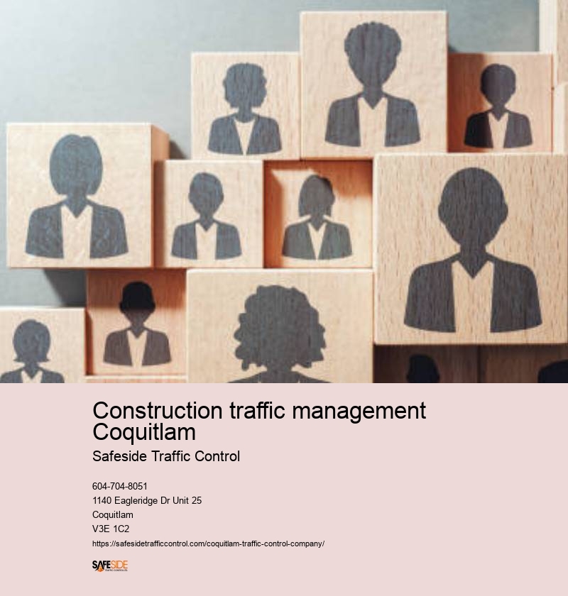 Road construction flagging Coquitlam