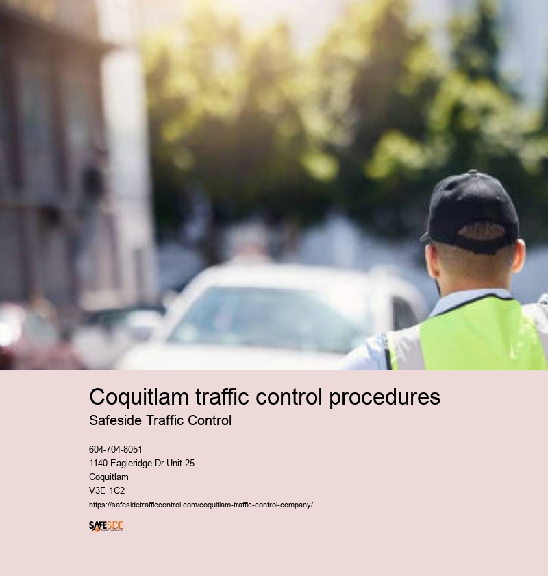 Coquitlam traffic control flags