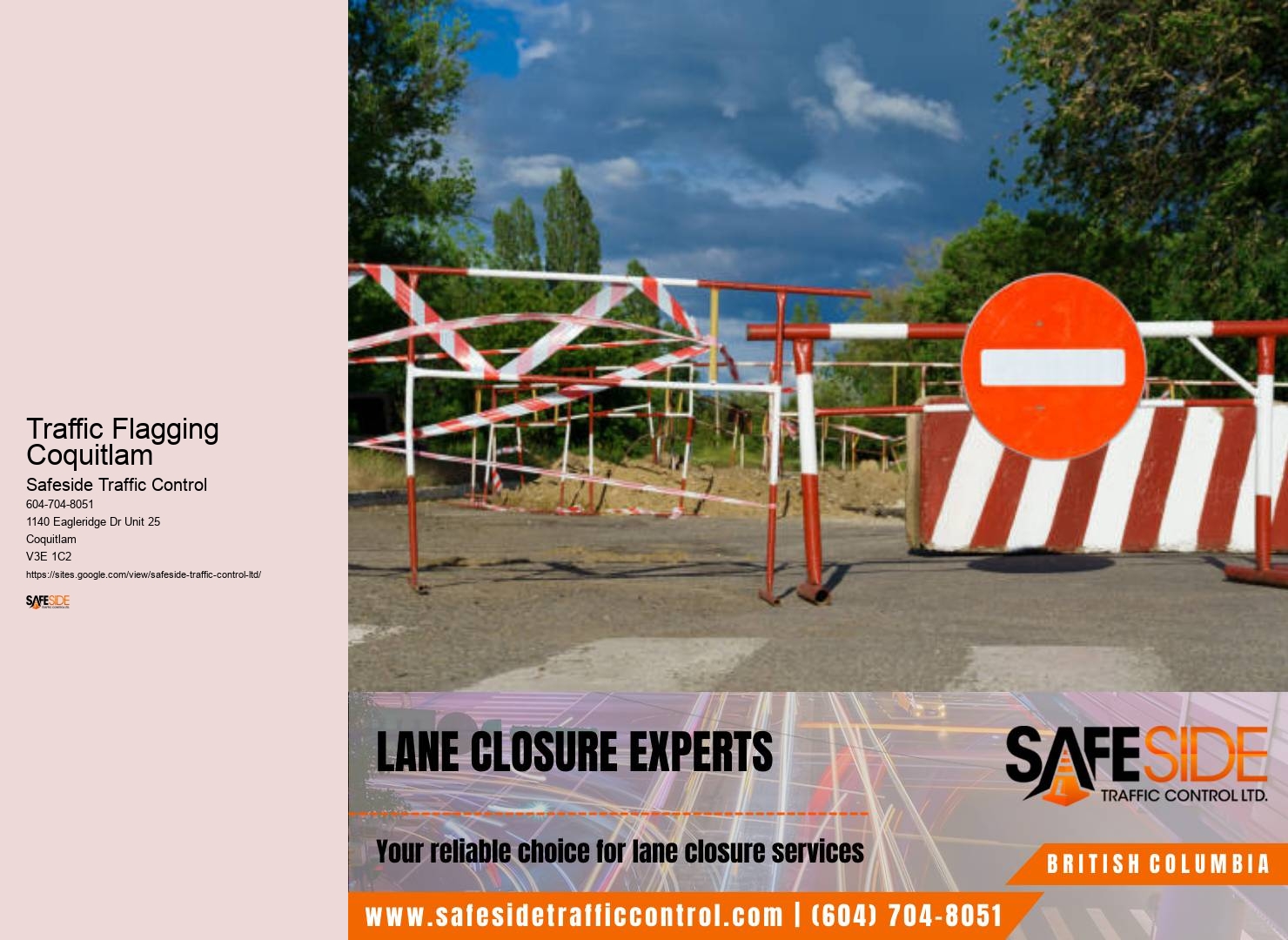 Traffic Flagging Coquitlam Road Safety Solutions