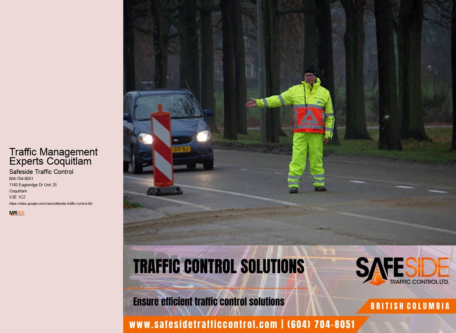 Traffic Management Experts Coquitlam traffic control safety plans