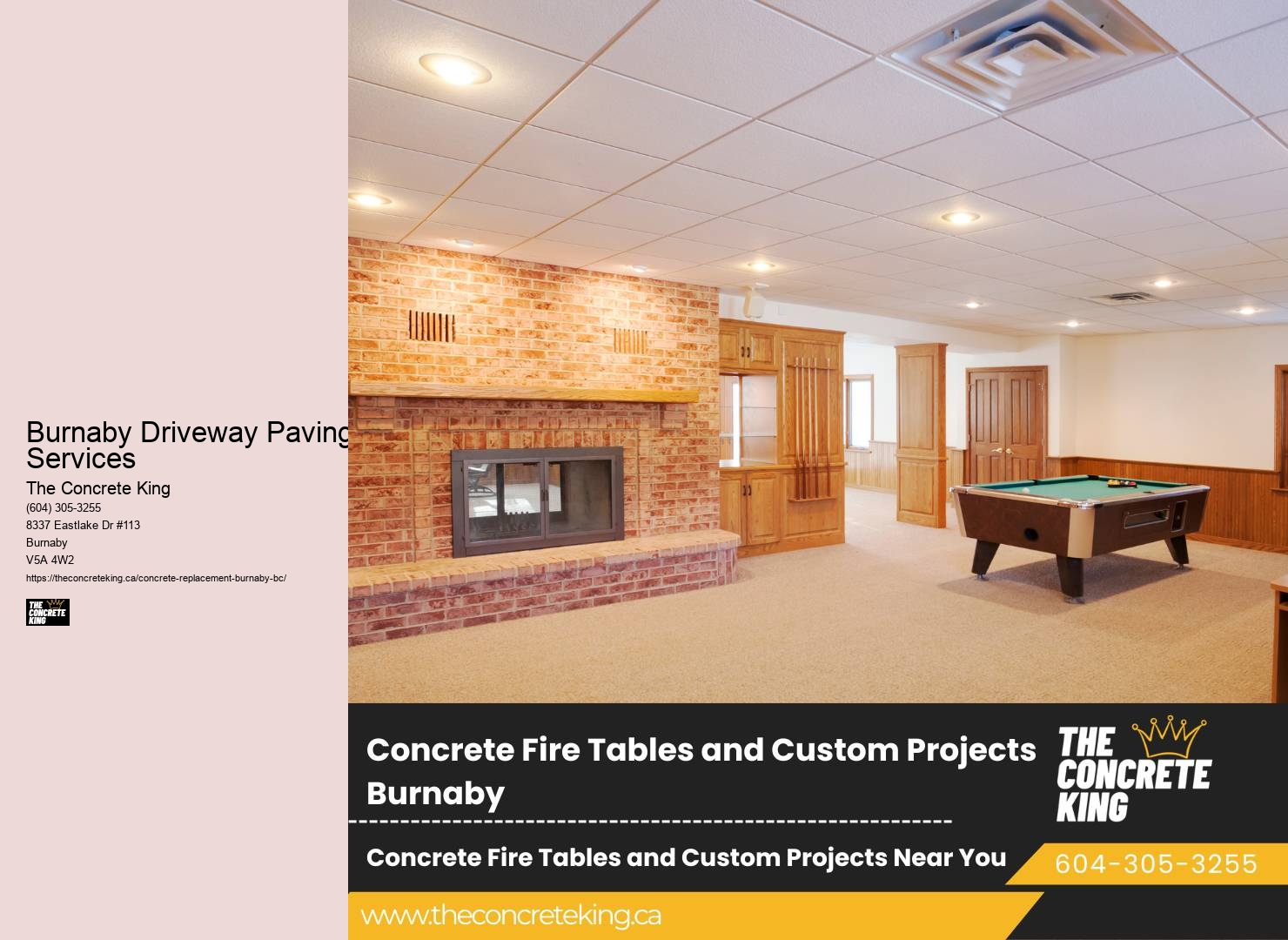 Reliable Concrete Driveway Burnaby Driveway Paving Services