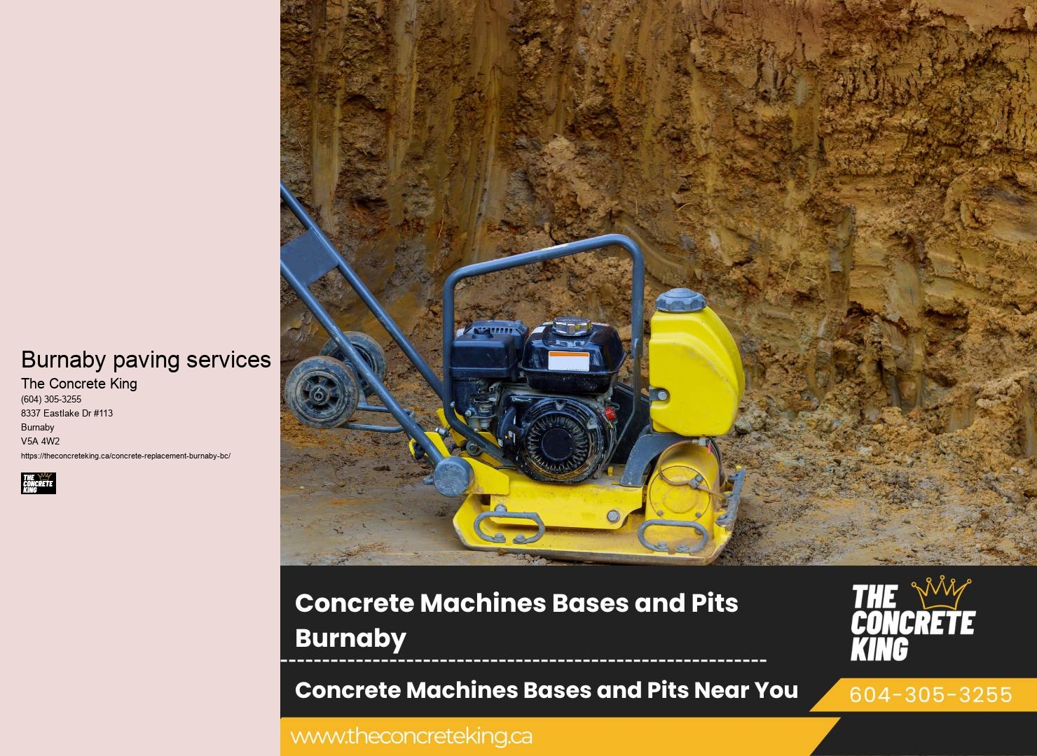Concrete Driveway Replacement Cost Burnaby paving services