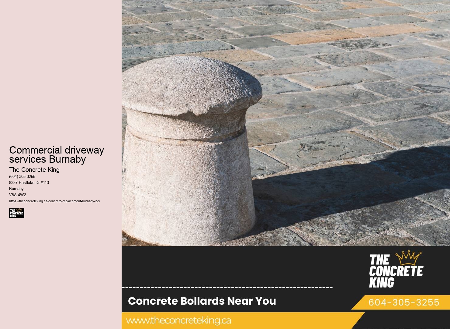Concrete Driveway Resurfacing Prices Commercial driveway services Burnaby