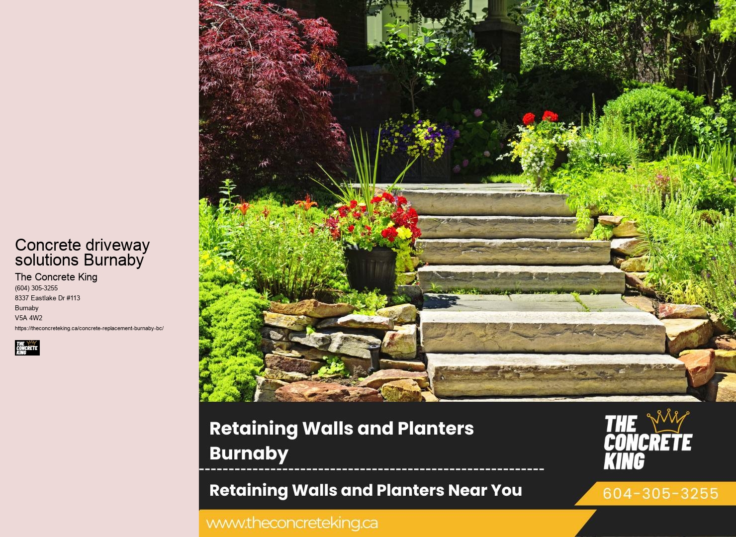 Residential Driveway Renovation Concrete driveway solutions Burnaby