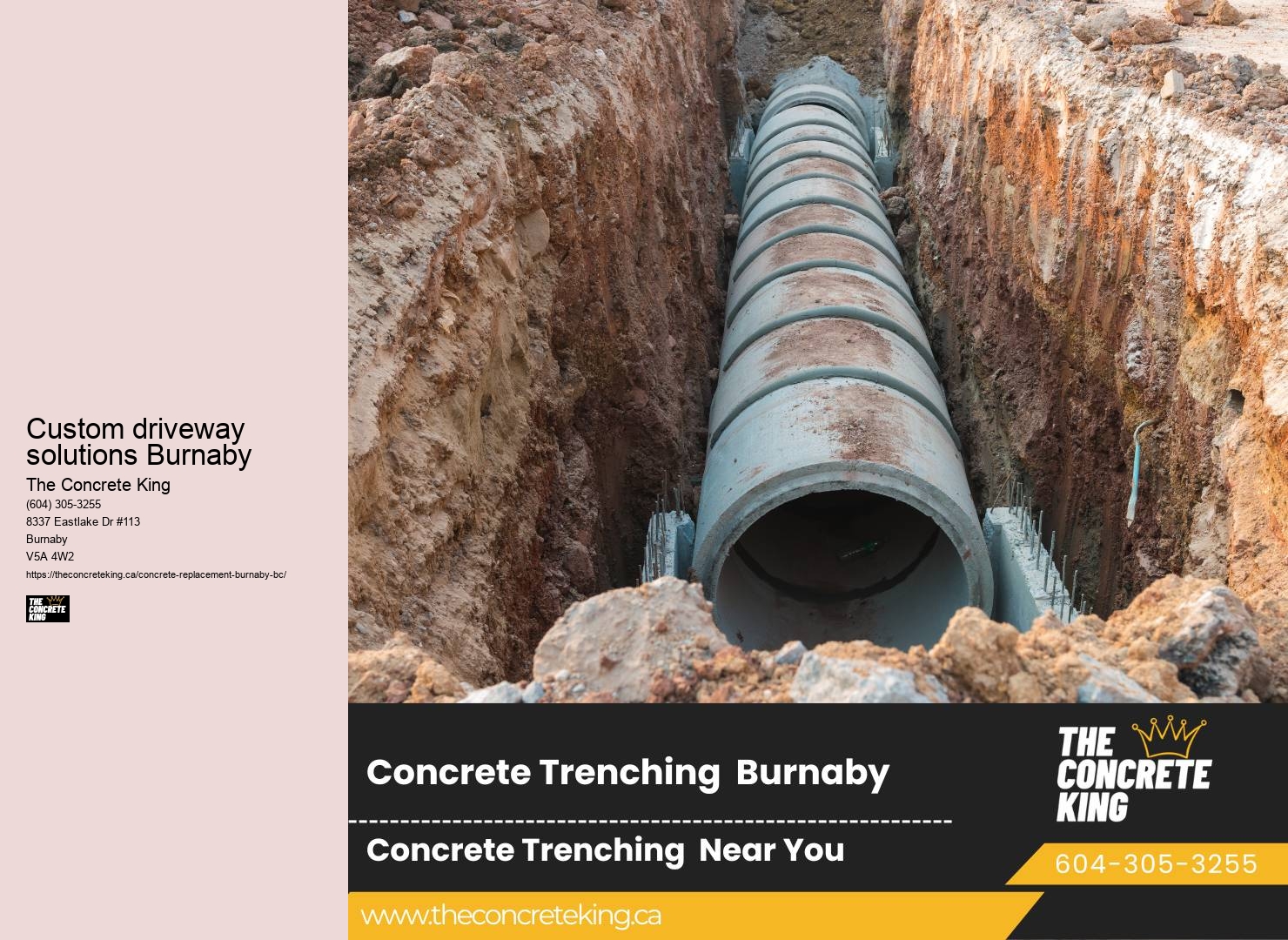 Commercial driveway repair Custom driveway solutions Burnaby