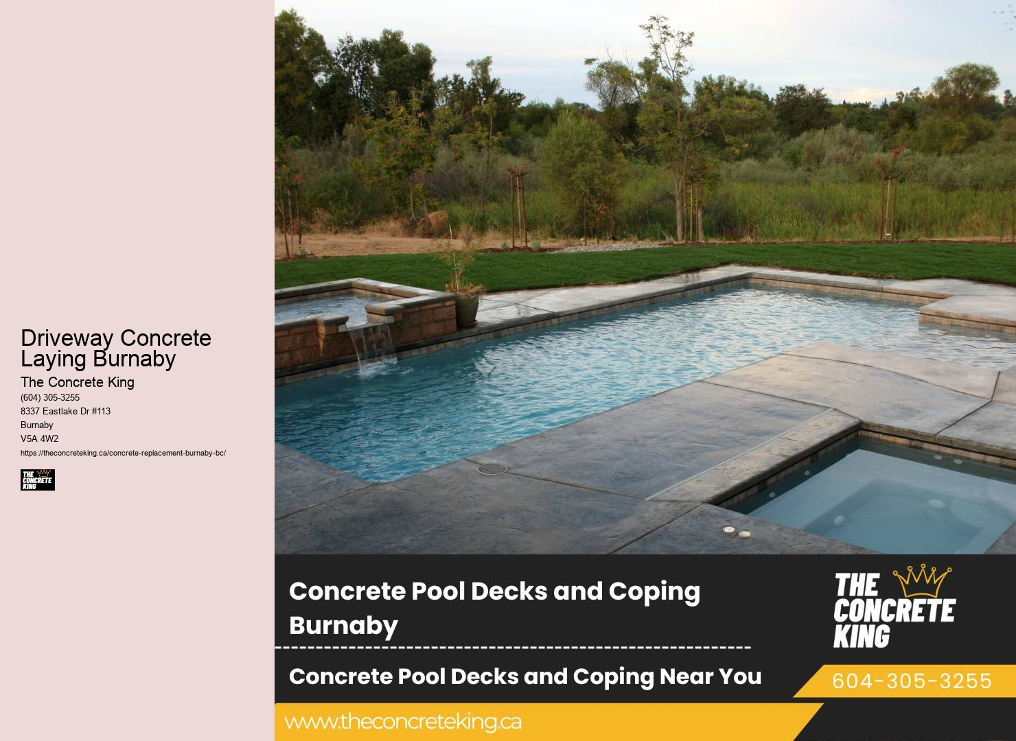 Trusted Concrete Driveways Driveway Concrete Laying Burnaby