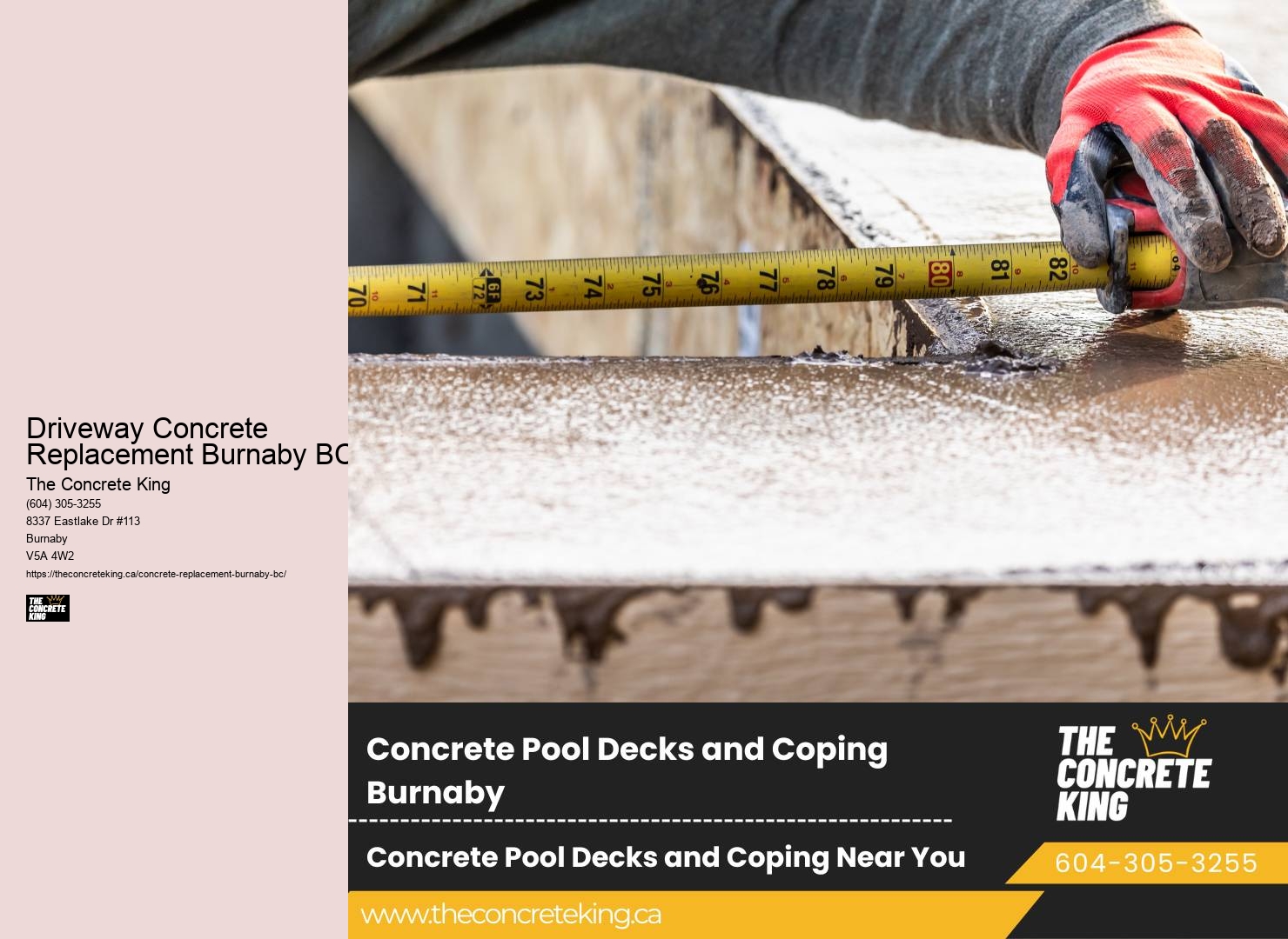 Concrete Driveways Cost Driveway Concrete Replacement Burnaby BC