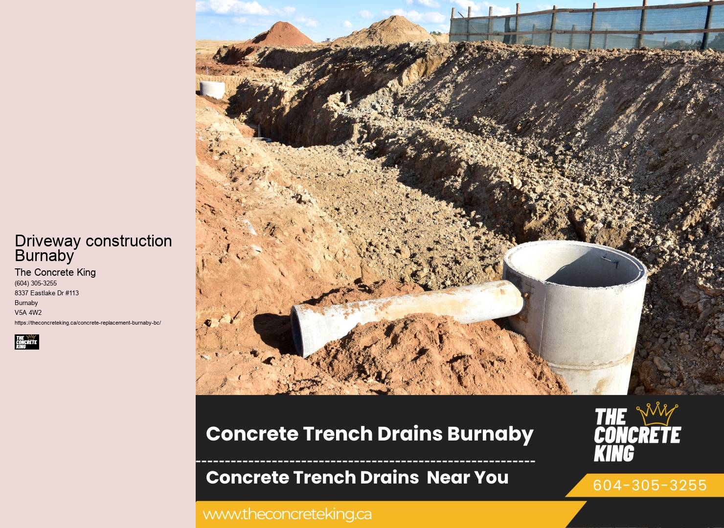 Driveway construction Burnaby Concrete Driveway Cost
