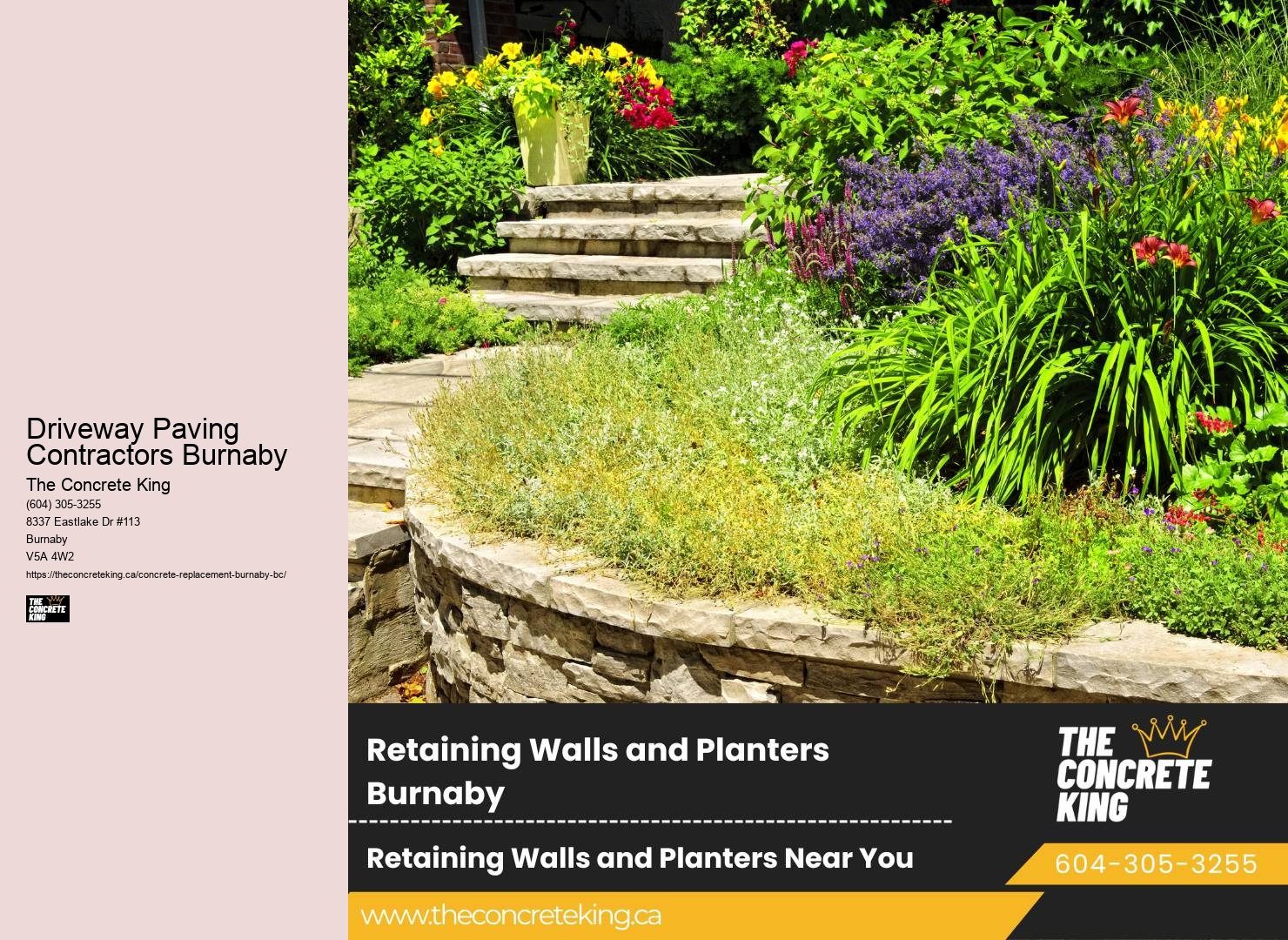 Driveway Paving Contractors Burnaby residential driveway services
