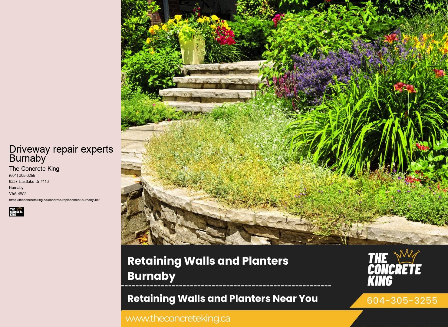 New driveway construction Driveway repair experts Burnaby