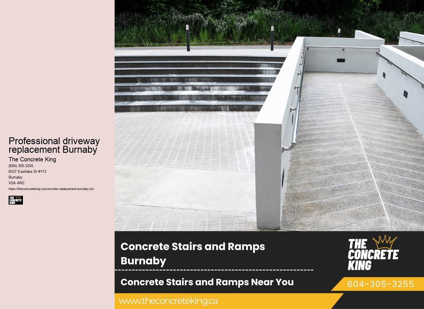 Concrete Driveway Resurfacing Professional driveway replacement Burnaby