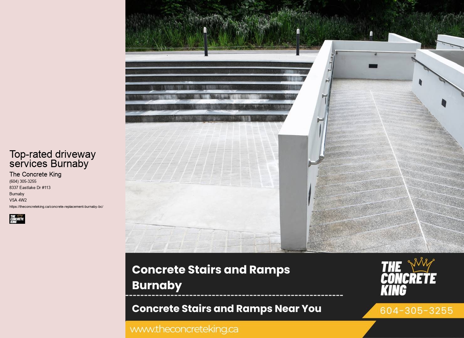 Top-rated driveway services Burnaby concrete driveway professionals